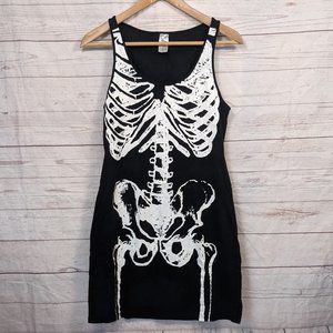 Spirit Halloween Skeleton Body Con Tank Dress
